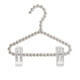 thumbnail image 1 of La Perla De Los 20cm Rebordeó El Sostenedor Del Vestido De Los Pantalones De La Suspensión De Los Pantalones De La Suspensión Con El Clip Blanco, 1 of 3