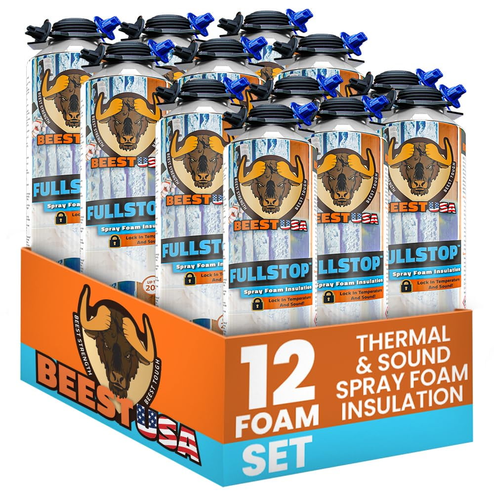 Aislamiento De Espuma En Aerosol Beest Fullstop Para Pared Y Ático, 750 Ml