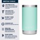 thumbnail image 3 of Botella YETI Rambler Jr. Seafoam para niños de 350 ml con tapón de pajita, 3 of 3