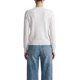 thumbnail image 3 of INSPIRE CHIC Suéter de Punto Argyle para Mujer Ligero Cuello Redondo Ondulado Hombro Caído Manga Larga Ajuste Regular Casual X Grande Blanco, 3 of 6