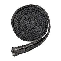 Bothyi - Junta De Estufa Cinta Junta Negra Cable Fibra De Vidrio Estufa Puerta Cinta De Sellado Para Puerta 3Mmx18Mmx200Cm