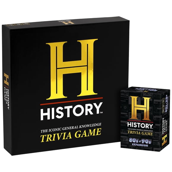 Trivia Board Game History Channel Deluxe Edition con los años 80 y 90