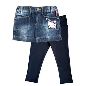 Pack Falda+Calza Niña Hello Kitty Azul 4
