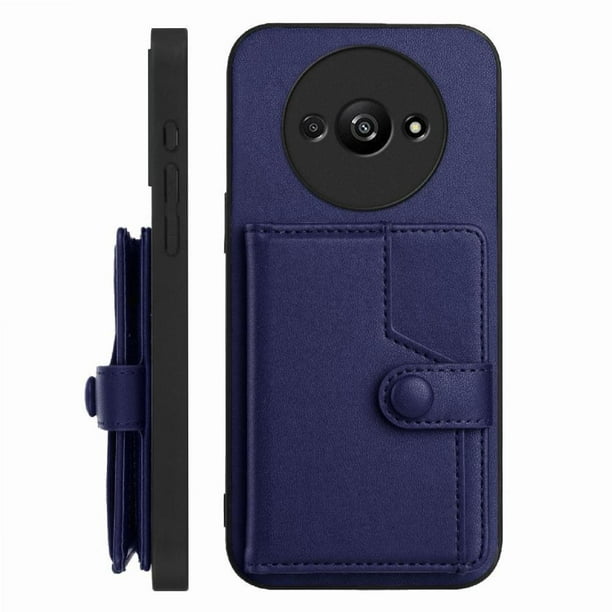 FOXDOCK Funda para Xiaomi Redmi A3 4G con Bloqueo RFID - Diseño Elegante con Cierre de Botón