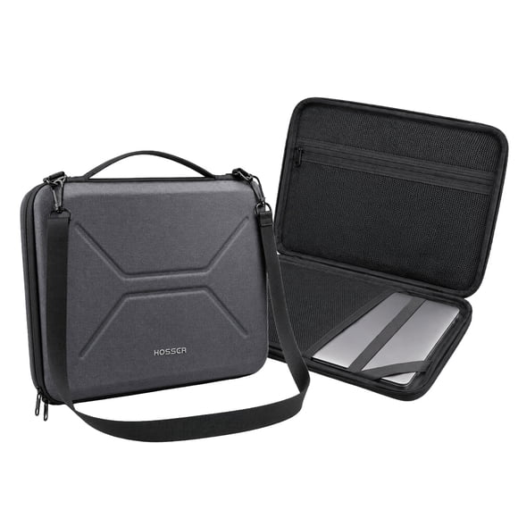 Funda Rigida Hardcase Hosser 14 Pulgadas con Mouse Pad y Bolsillo Mesh