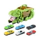 thumbnail image 3 of Dino Transporte Coche Dinosaurio Tragar Vehículo Juego Para Niñas Niños Preescolar Verde 6 Coches, 3 of 5