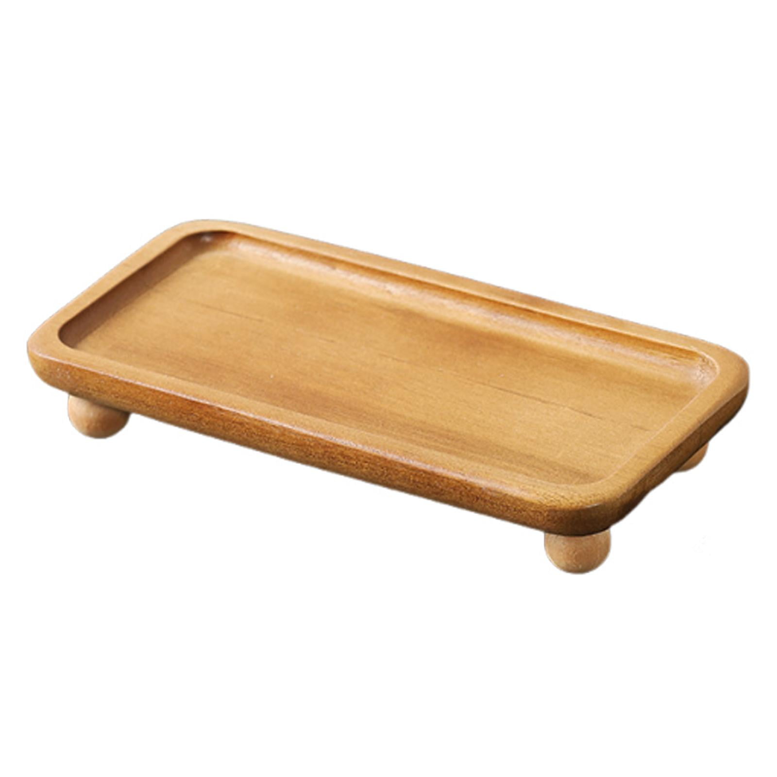 Ioensy - Mini Wood Wood Riser Pedestal De Madera Para Centros De Mesa De Mesa Para El Hogar Farmhouse 20cmx10.5cmx3.5cm