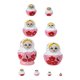thumbnail image 3 of Lovely Girls Nesting Dolls Stacking Doll Set De 10 Piezas Popular Hecho A Mano, 3 of 5