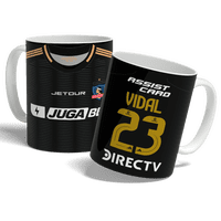 Arumistorechile - Tazon Taza Colección Colocolo 2025 Vidal Negra
