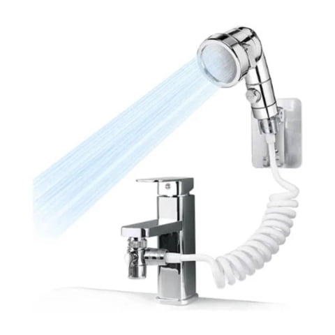 Genérico - Cabezal Ducha Externo Lavamanos Grifo Monomando Filtro Baños