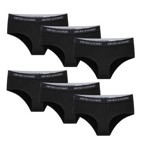 Giovacchino - Pack De 6 Calzones Pantaleta Algodón Mujer