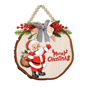 Magideal - Letrero Colgante De Madera Navideño, Señal De Bienvenida Navideña, Regalos De Inauguración De La Casa, Placa Colgante, Señal De Puerta De Bienvenida P Estilo D
