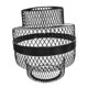 thumbnail image 1 of Lámpara Colgante Colgante Pantalla De Montaje Iluminación Alambre De Metal Cubierta De Jaula De Luz Negro, 1 of 5