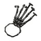 thumbnail image 2 of Pulsera De Mano Esqueleto Con Pulsera De Elasticidad De Anillos Para Fiesta Negra, 2 of 3