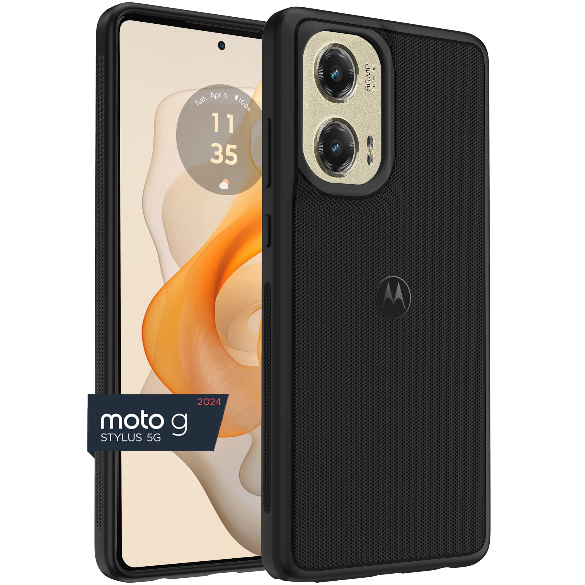 Funda Texturizada A Prueba De Golpes Para Motorola Moto G Stylus 5g 2024