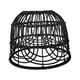 thumbnail image 1 of Pantalla de Lámpara de Ratán Lámpara de Naturaleza Creativa Decoración Droplight Pantalla Tejida Pantalla de Lámpara Cubierta de Luz Colgante de Mimbr Negro, 1 of 5