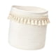 thumbnail image 1 of Cesta Tejida Blanca Para Ropa Sucia, Juguetes, Dormitorio, Pequeña, 1 of 5