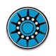 thumbnail image 1 of Pin de coleccionista Iron Man Arc Reactor Enamel Marvel, 1 of 6