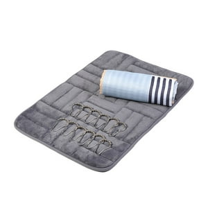 Mashini - Set Cortina+Piso Baño 3 Pzas Julie