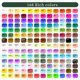 thumbnail image 2 of Set de pintura acuarela Artecho de 168 colores con kit de pinceles, 2 of 7