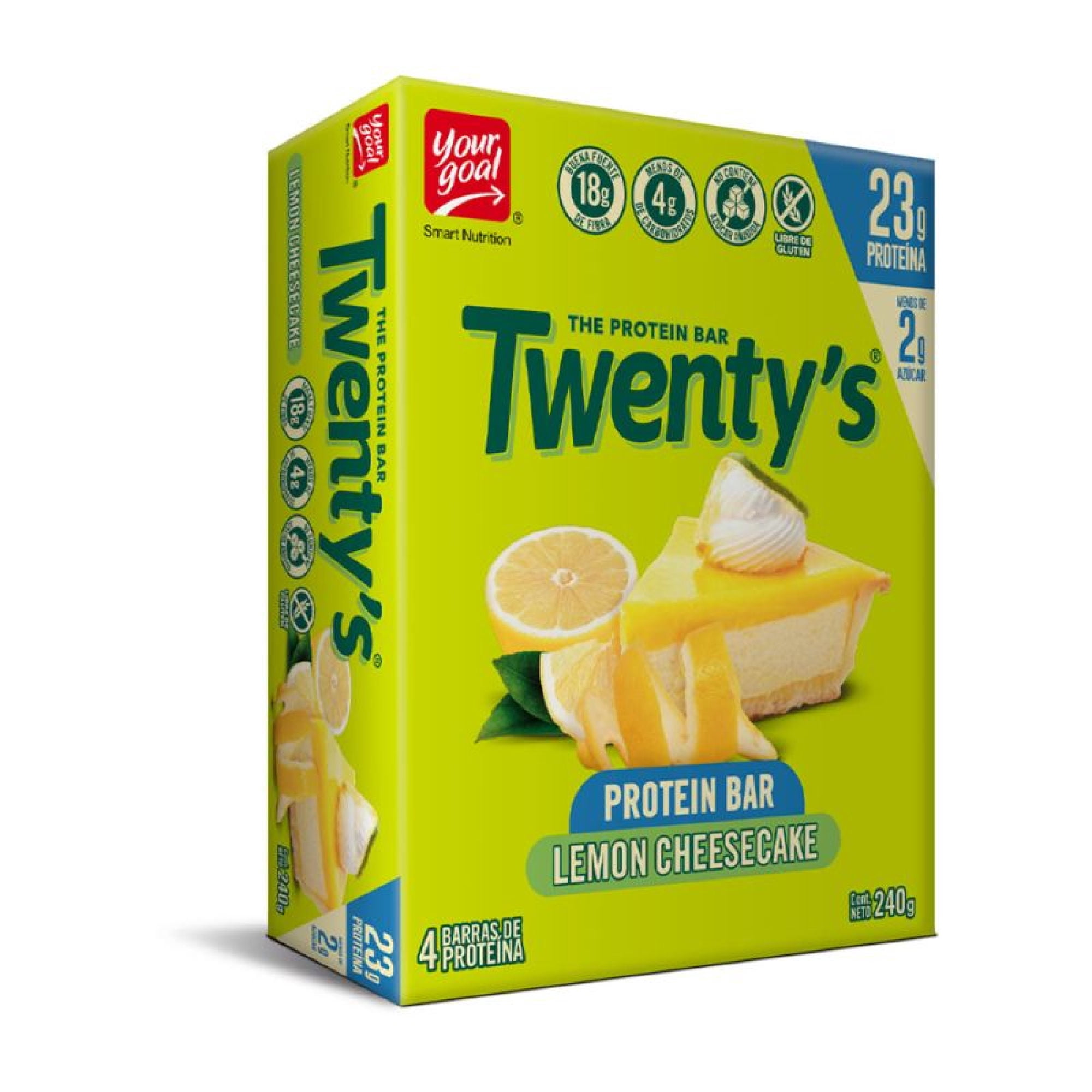 Barra De Cereal Proteína Lemon Cheesecake (4 Barra) 240 g Your Goal