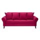 thumbnail image 1 of Sofa Lua 3 Cuerpos Felpa Burdeo, 1 of 6