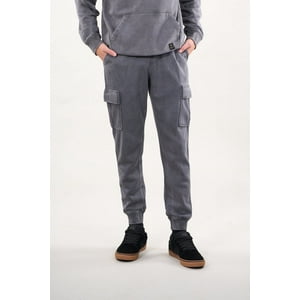 Pantalon Jogger Cargo Franela Gris Wi4302 Polemic