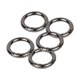 thumbnail image 4 of 5x Bobinas De Resorte Accesorio Organizador De Monedero Clips De Mosquetón Redondos De Metal Broches Gris Oscuro 19mm, 4 of 5