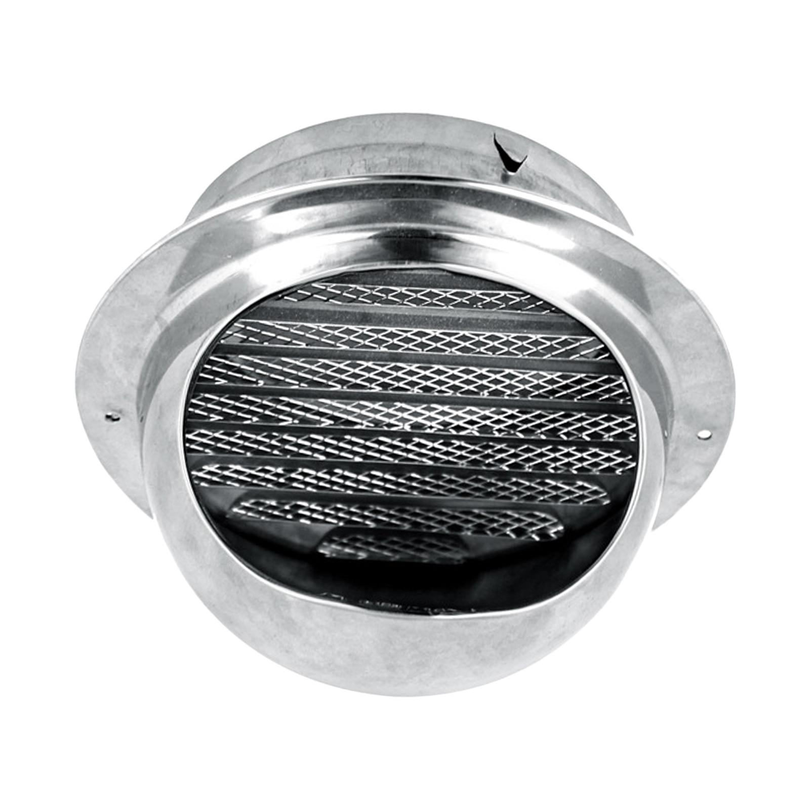 Magideal - Rejilla De Ventilación De Aire Forma Forma Material Acero Inoxidable, Campana De Ventilación De Rejilla Hemisférica, Salida De Ventilación De Pared, Cubierta De (nuevo) Salida De Aire 130mm