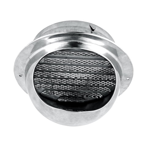 Magideal - Rejilla De Ventilación De Aire Forma Forma Material Acero Inoxidable, Campana De Ventilación De Rejilla Hemisférica, Salida De Ventilación De Pared, Cubierta De (Nuevo) Salida De Aire 130Mm