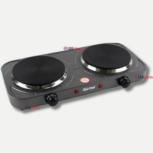 Line - Cocina Eléctrica 2 Platos Cocinilla Portátil 2000W De Potencia