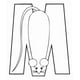 thumbnail image 1 of Decomural M Mouse Alphabet Childrens Nursery WS-34463, 1 of 2