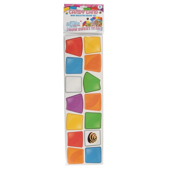 Juego de tablones de anuncios Eureka Candyland Fun, 56 piezas, para aula