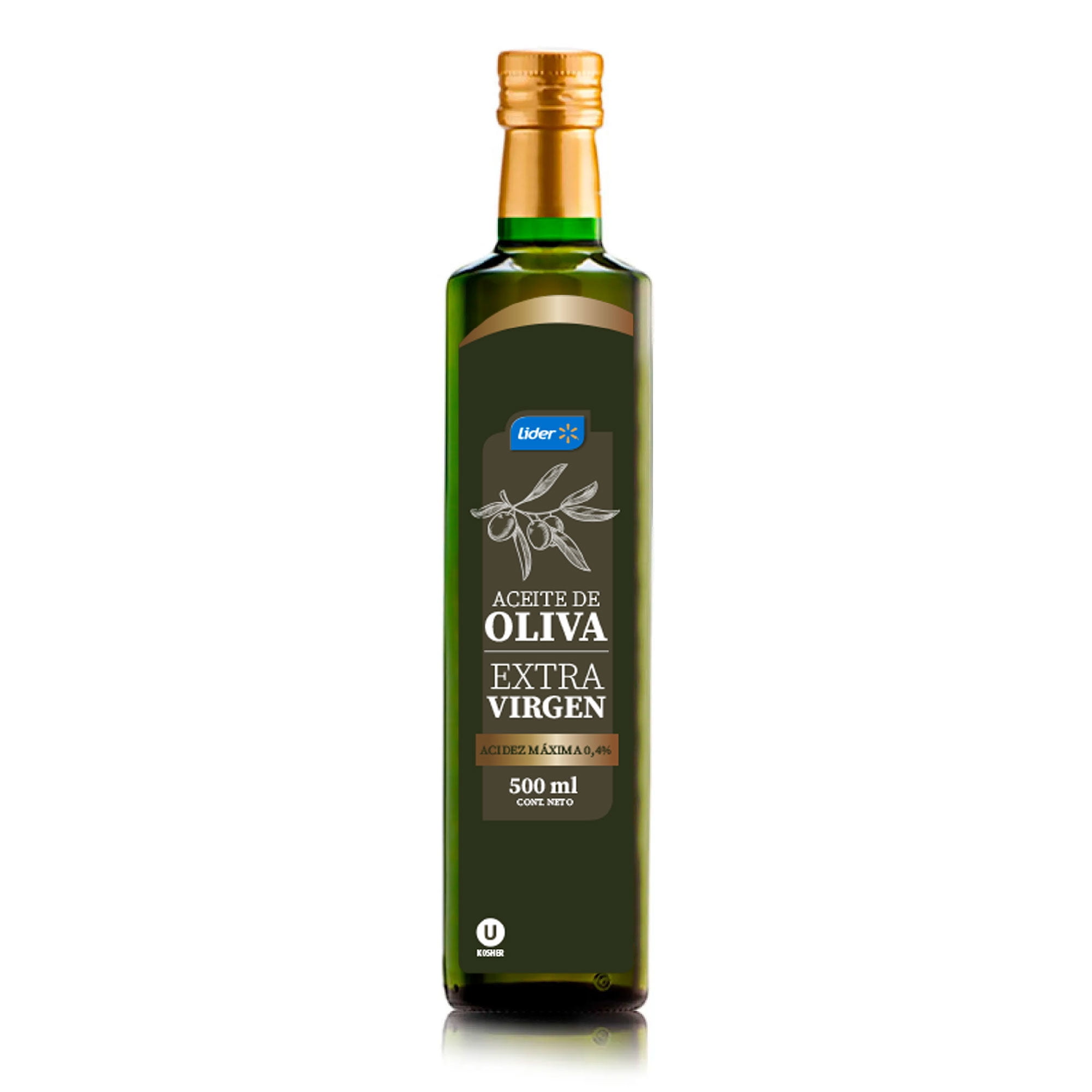 Aceite Oliva Extra Virgen Botella 500 ml Lider