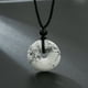 thumbnail image 1 of Handmade Braided Necklace with Natural Stone Peace Buckle - Adjustable and Stylish, 1 of 5