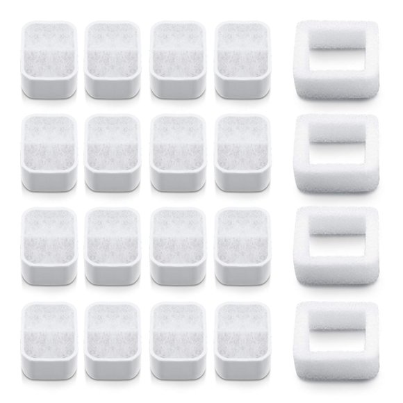 Filtros para fuente de agua para gatos NautyPaws 16+4 (espuma)
