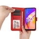 thumbnail image 3 of Funda tipo cartera FOXDOCK para OPPO A74 5G , diseño girasol en relieve, cuero PU, cierre magnético, soporte y tarjetero, 3 of 5