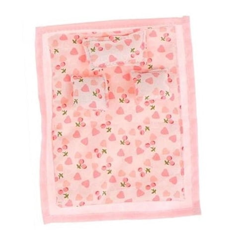 Bothyi - Modelo De Ropa De Cama En Miniatura Para Casa De Muñecas 1:12 Para Diorama Dollhouse Micro Landscape Rosa