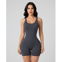 Flix Spa - Enterizo Deportivo Gym Mujer Con Push Up Y Tirantes