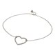thumbnail image 4 of Collar Corazon Grande Circonita Pave Plata 925 Nordvik Mamá Plateado, 4 of 5