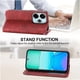 thumbnail image 2 of Funda Flip FOXDOCK para Xiaomi POCO M6 Pro 4G , Estilo Billetera con Diseño Rombo, Correa de Mano y Soporte, Uso Diario, 2 of 6