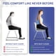 thumbnail image 4 of Cojín de asiento en cuña de espuma viscoelástica ComfySure con soporte para el coxis, 4 of 8