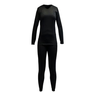 Hardwork - Conjunto Primera Capa Poliester Hw Cooldry Mujer Black