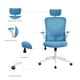 thumbnail image 5 of Silla De Oficina Con Reposa Brazos Y Cabeza Azul, 5 of 6