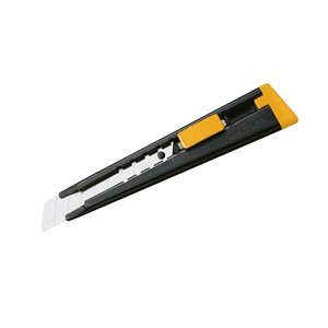 Olfa - Cuchillo Industrial De 18 Mm. Metalico Con Seguro Automatico
