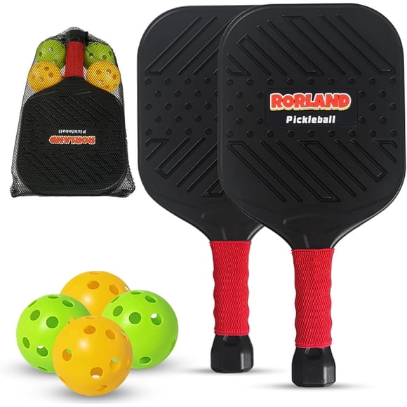 Set Pickleball Rorland de 2 Paletas y 4 Pelotas