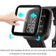 thumbnail image 5 of 4 piezas Compatible con Fitbit Versa 2 película protectora, película protectora de pantalla curva 3D, cobertura completa, cubierta protectora de vidrio templado antiarañazos sin burbujas impermeable, 5 of 8