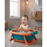 Imac Hogar - Bañera Infantil Plegable Cangrejonaranja
