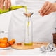 thumbnail image 3 of Embudos de acero inoxidable, 3 mini embudos de llenado de cocina con asa práctica para transferir aceites esenciales, líquidos, fluidos, ingredientes secos y polvos., 3 of 8