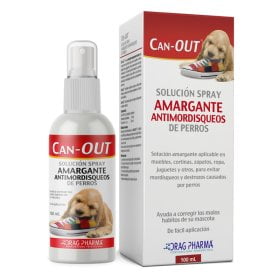 Can-Out® - Solucion Spray Amargante Antimordisqueos De Perros - Can Out X100Ml - Ayuda A Corregir Los Malos Hábitos De Su Mascota.